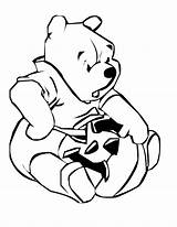 Pooh Halloween Pages Coloring Disney sketch template