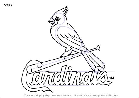 stl cardinals logo coloring pages coloring pages