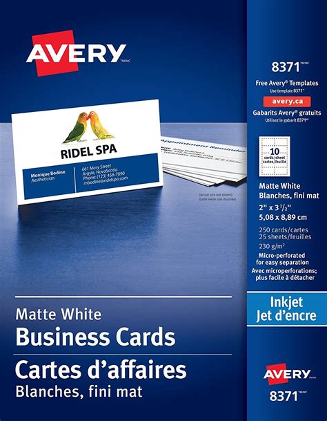 avery perforated business cards  inkjet printers reviews  home