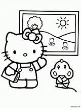 Kitty Hello Coloring Draw Paint Drawing Pages Kids Easy Book Lets Thumbs Fun Gif Library Clipart Colouring Popular Coloringhome sketch template