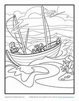 Coloring Shipwreck Bible Pages School Sunday Paul Crafts Children Activities Kids Search Boat Google Acts Shipwrecked Storm Sheets Shepherd His sketch template