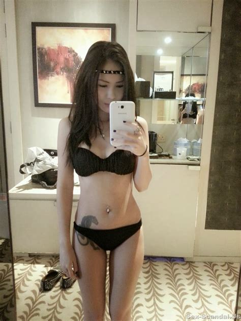 singaporean model kay kay lingerie wardrobe malfunction pussy slip photoshoot