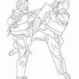Taekwondo Coloring Pages Martial Arts Drawing Bat Worksheets Defense Kids Self Sport Getdrawings Combat Activity Judo Boxing Batman sketch template