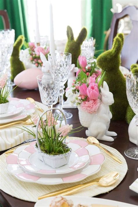 amazing bright  colorful easter table decoration ideas  homyhomee