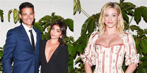 sarah hyland and wells adams couple up at w magazine s best performances party 2019 golden