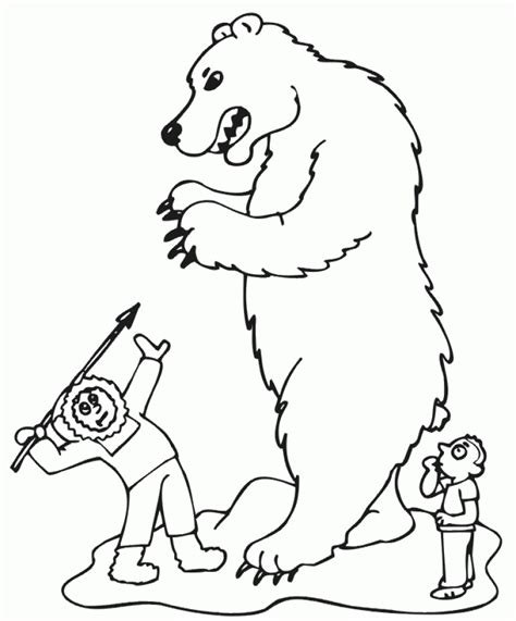 printables  toddlers polar bear coloring pages