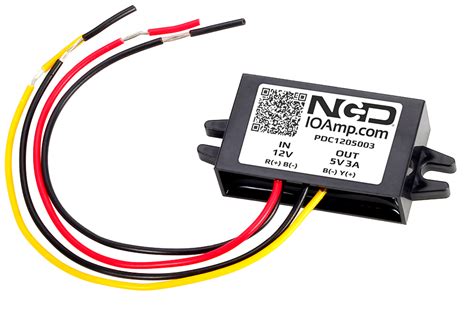 dcdc power converter  dc input   dc output   amps wire  wire ncd store