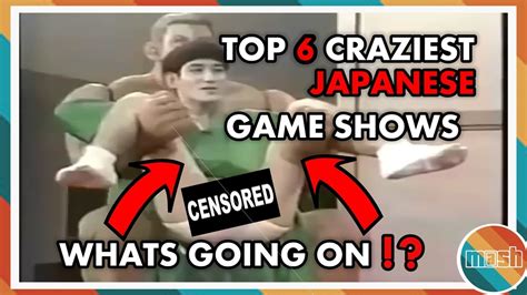 Top 6 Craziest Japanese Game Shows List Youtube