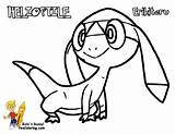 Pokemon Coloring Pages Helioptile Xy Boys sketch template