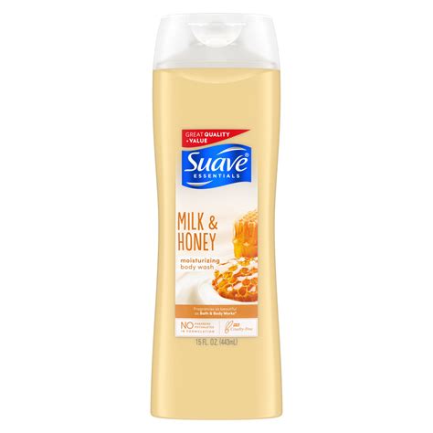 suave essentials creamy milk  honey splash body wash shop