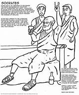 Philosophers Philosopher Socrates Deaths sketch template