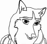 Balto Base Pages Wolf Coloring Horse Wecoloringpage Girl sketch template