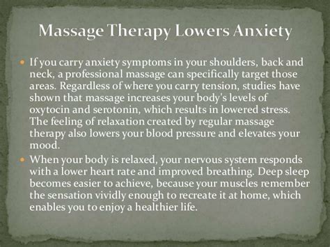benefits of massage therapy health benefits of massage