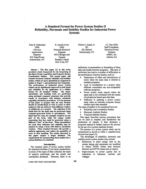 ieee paper review format preparation   formatted technical work