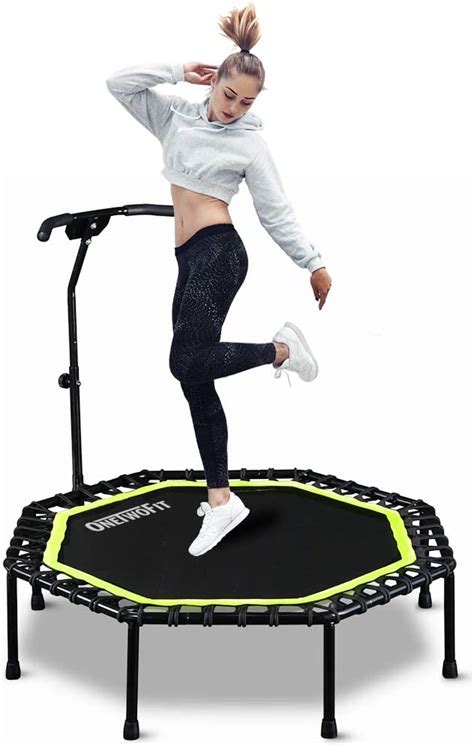 fitness trampoline bungee rebounder jumping cardio trainer workout  adults onetwofit