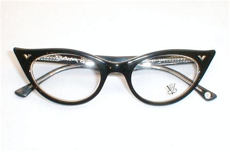 vintage ladies eye glasses cateye victory optical