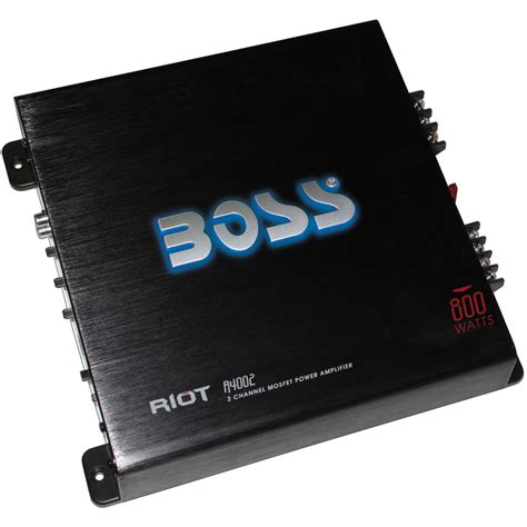 boss  riot  watt  channel mosfet car audio amplifier