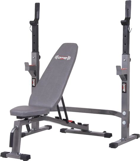 body champ  piece set olympic weight bench  squat rack pro benches amazon canada