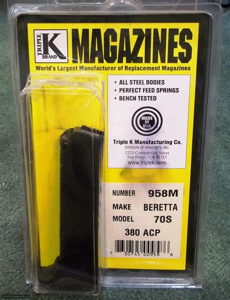 beretta model   acp magazine