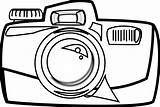 Camera Cartoon Clip Cliparts Clipart Coloring Attribution Forget Link Don sketch template