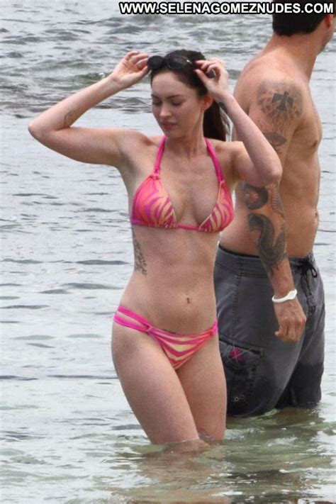Megan Fox No Source Sexy Tattoos Posing Hot Wet Nude