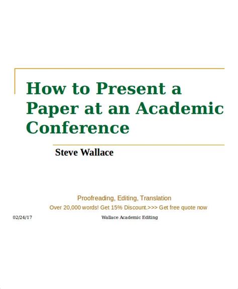 conference paper  format