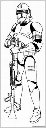 Clone Pages Trooper Coloring Color sketch template