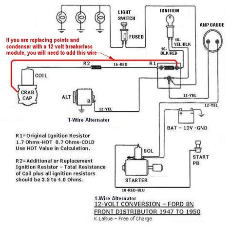 ford  side distributor  wiring diagram wiring diagram pictures