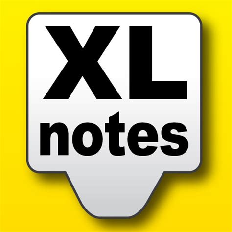xl notes app   iphoneipadipod touch