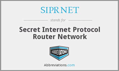 siprnet secret internet protocol router network