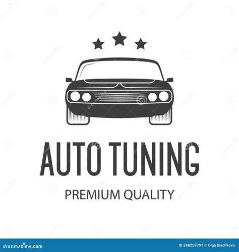 auto tuning vector label  service stock vector illustration  performance logo