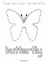 Trace Butterfly Color Coloring Animals Sheet Book Outline Print Tracing Twistynoodle Built California Usa Ll Noodle sketch template