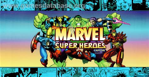 marvel super heroes arcade artwork marquee