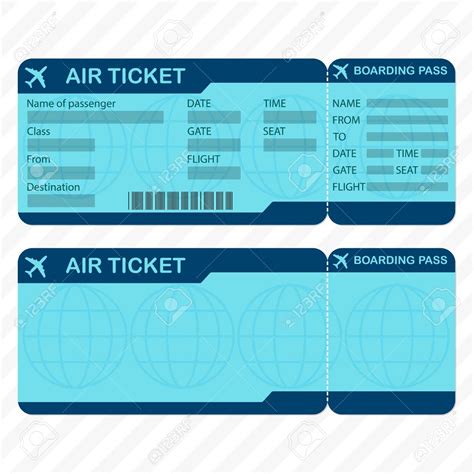 Blank Boarding Pass Template Qualads