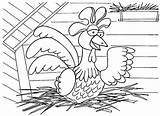 Kleurplaten Kippen Kip Kleurplaat Chicken Poule Van Zo Colorier sketch template