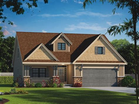 small bungalow house plan  empty nesters craftsman