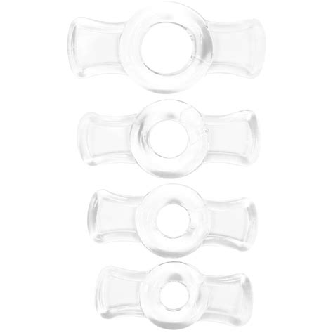 Titanmen Cock Ring Set Clear Sex Toys At Adult Empire