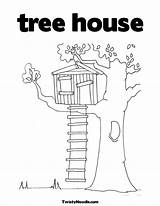 Tree House Coloring Magic Pages Treehouse Clipart Printable Jack Print Colouring Annie Color Books Cute Jungle Kids Twistynoodle Houses Template sketch template