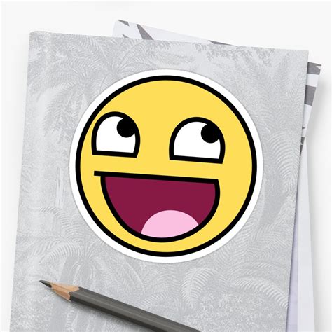 original lol face emoji stickers  winkham redbubble
