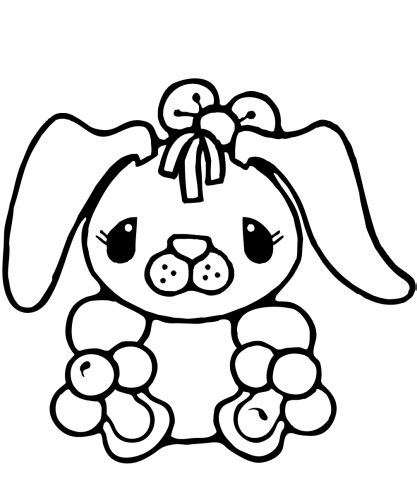 bunny coloring pages printable