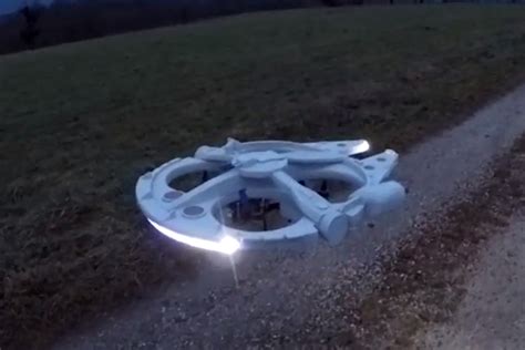quadcopter built     millennium falcon