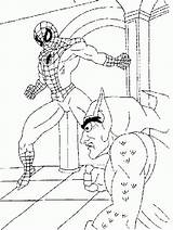 Coloring Spiderman Goblin Pages Green Popular Library Clipart sketch template