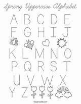 Coloring Uppercase Alphabet Spring Cursive Favorites Login Add sketch template