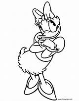 Daisy Coloring Duck Pages Classic Disney Donald Disneyclips Funstuff Romantic sketch template