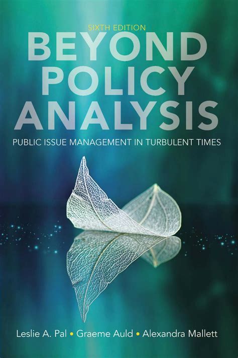 policy analysis public issue management  turbulent times