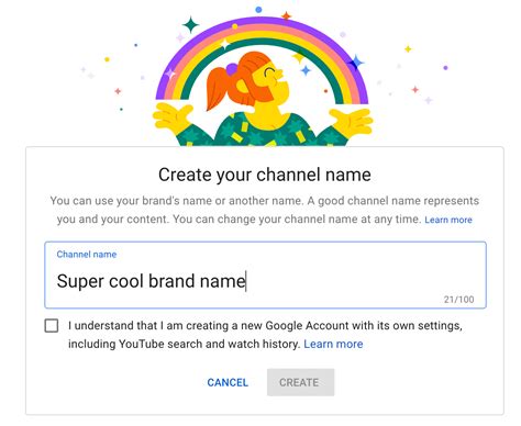 create  youtube channel   simple steps