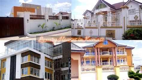 beautiful luxury houses estates  kumasi ghana ep atasomanso konkromase youtube