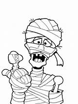 Mummy Coloring Printable Pages Sheet Funny Sheets sketch template