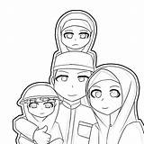 Keluarga Mewarnai Contoh Warnanya Lengkap sketch template