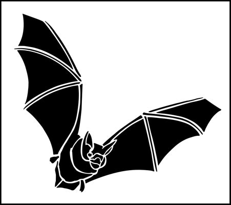 bat stencil   stencil library general range buy stencils